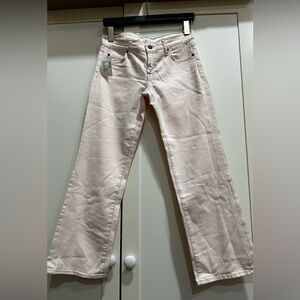 7 for All Mankind Cream-Pink Jeans